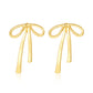 Women's Alloy Bow Earrings Lightweight